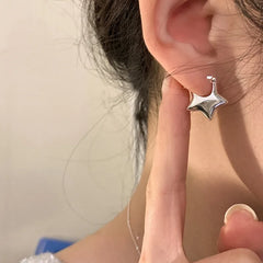 Y2K Metal Star Earrings