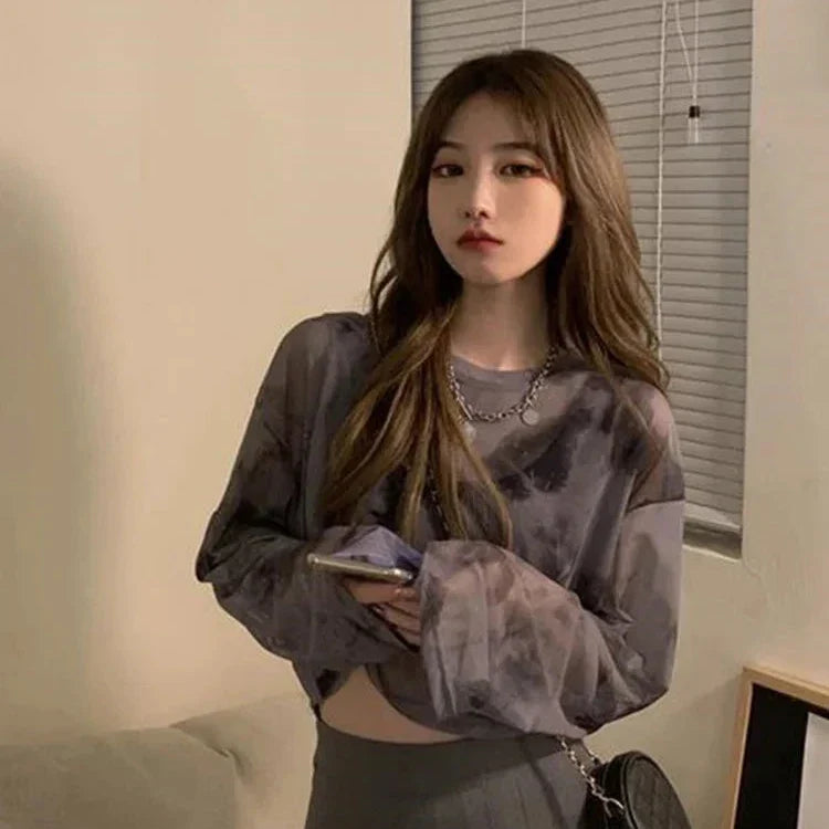 Japanese Tie Dye Sunproof Top
