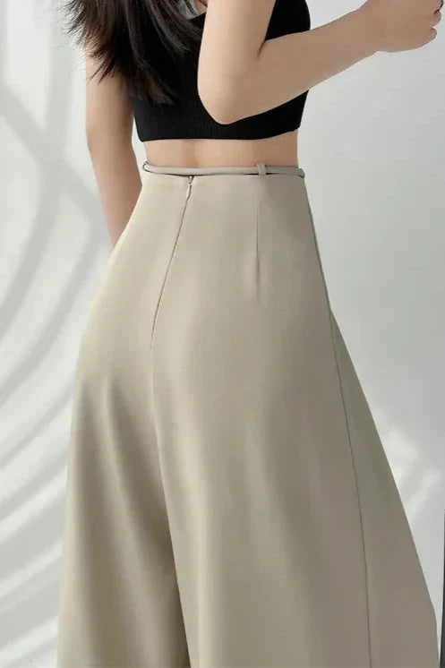 Korean High Waist Wide Pants