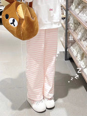 Kawaii Striped Basic Pants