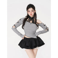 Off Shoulder Long Sleeve Top