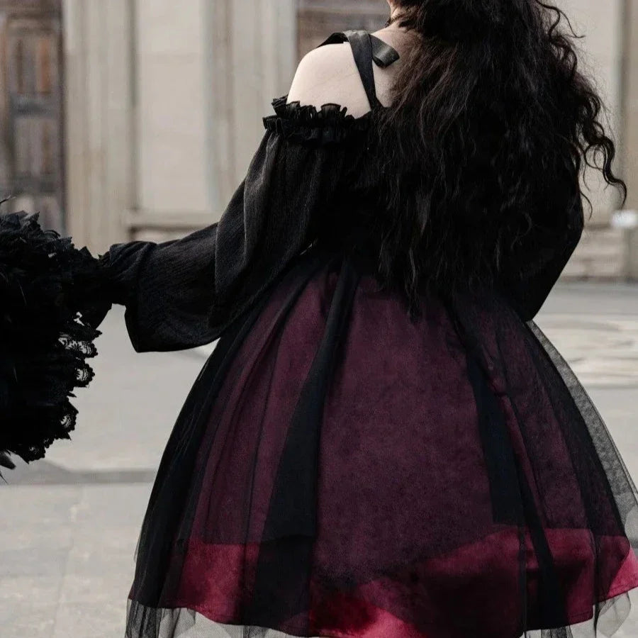 Gothic Lolita Long Sleeve Dress