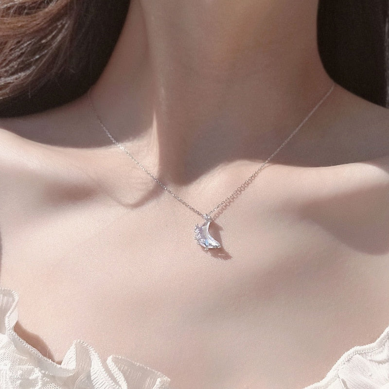Mystic Moon Pendant Necklace