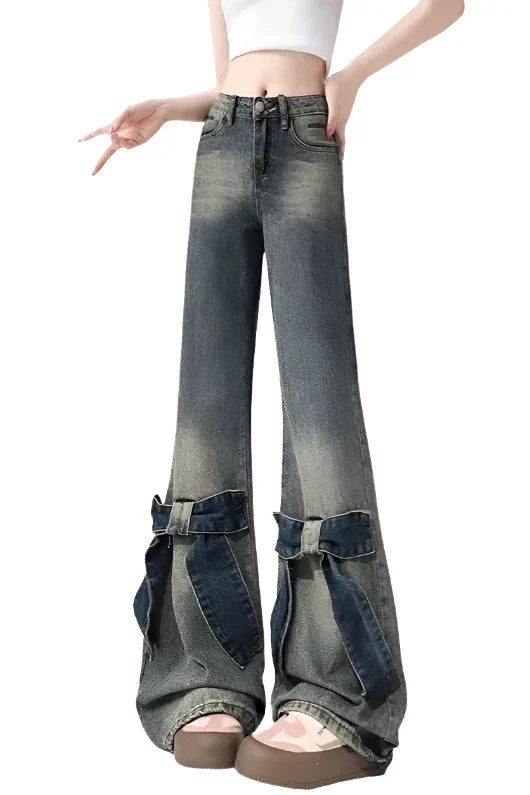 Y2K Punk Flare Jeans