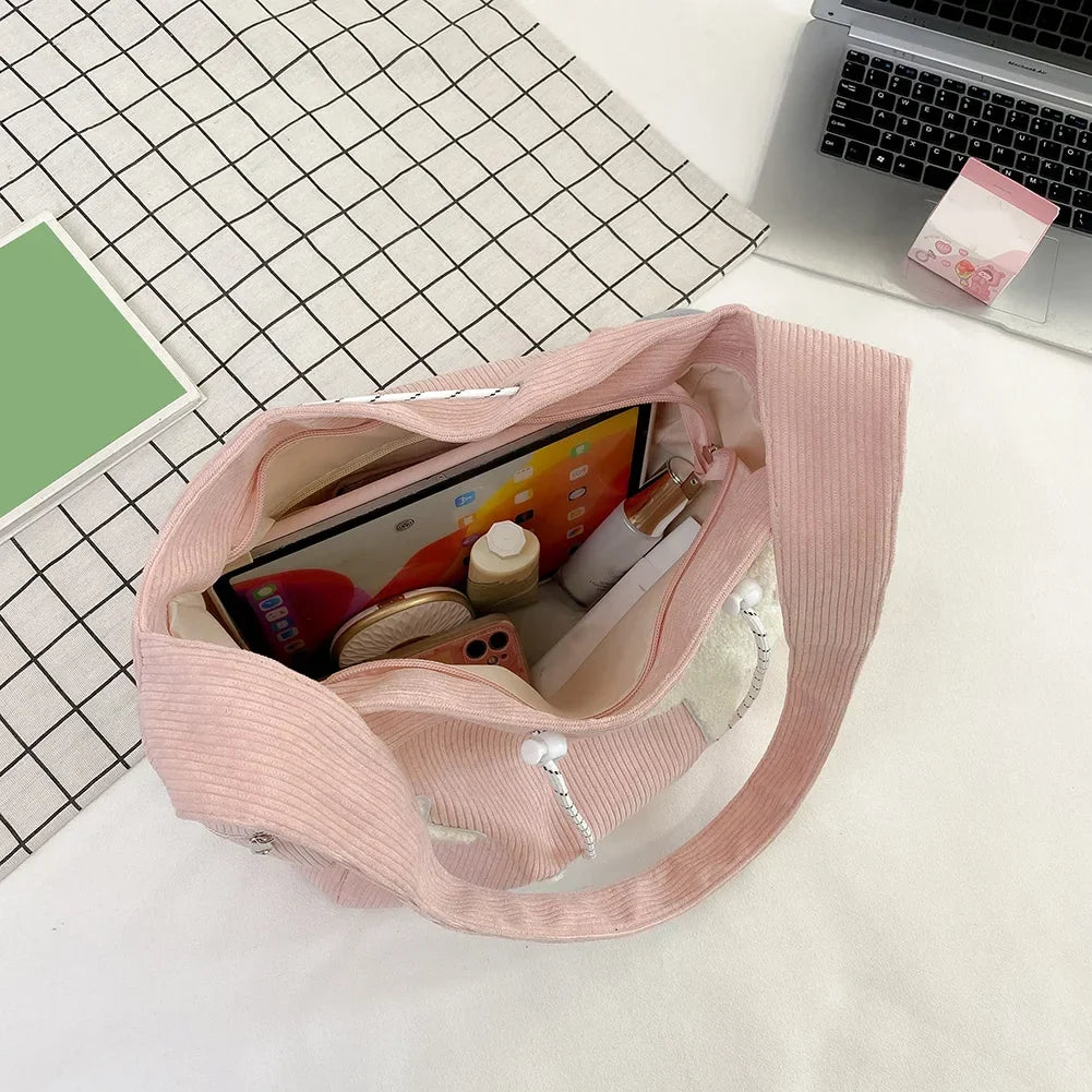 Cute Star Courduroy Bag