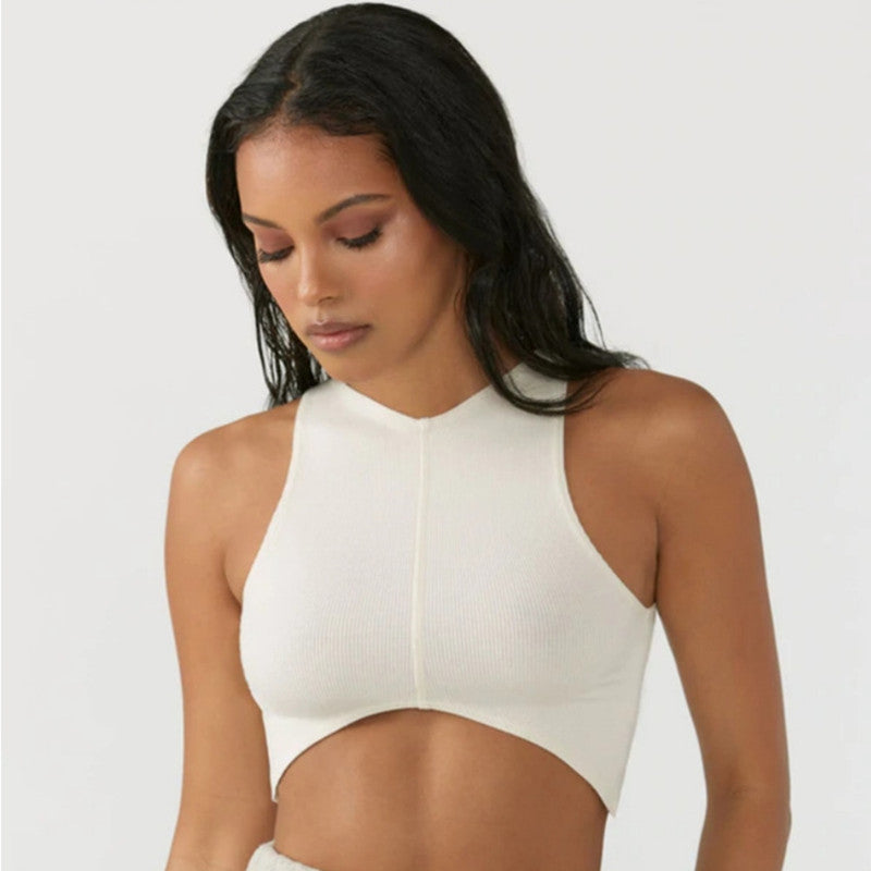 V Neck Padded Women's Yoga Top