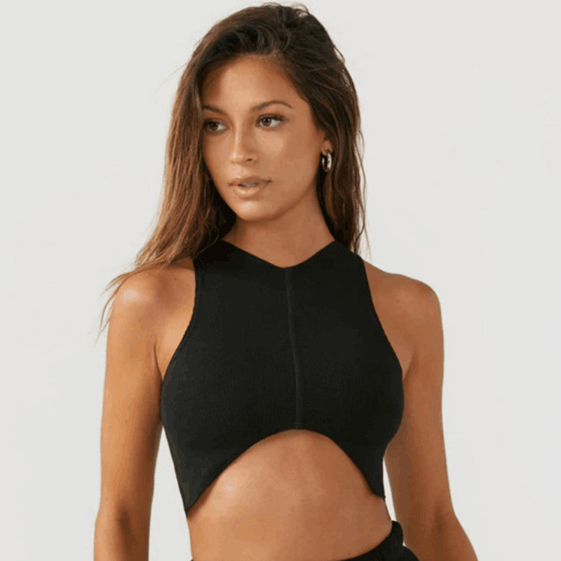 V Neck Padded Women's Yoga Top