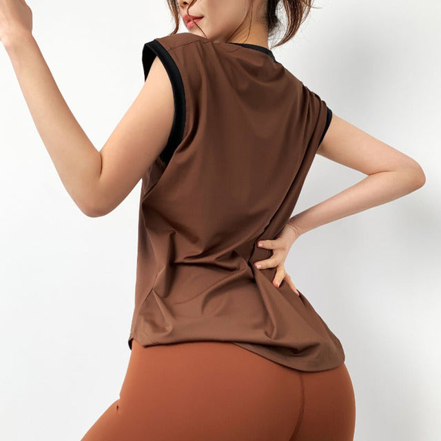 Loose Quick Dry Women's Sports & Fitness T Shirt