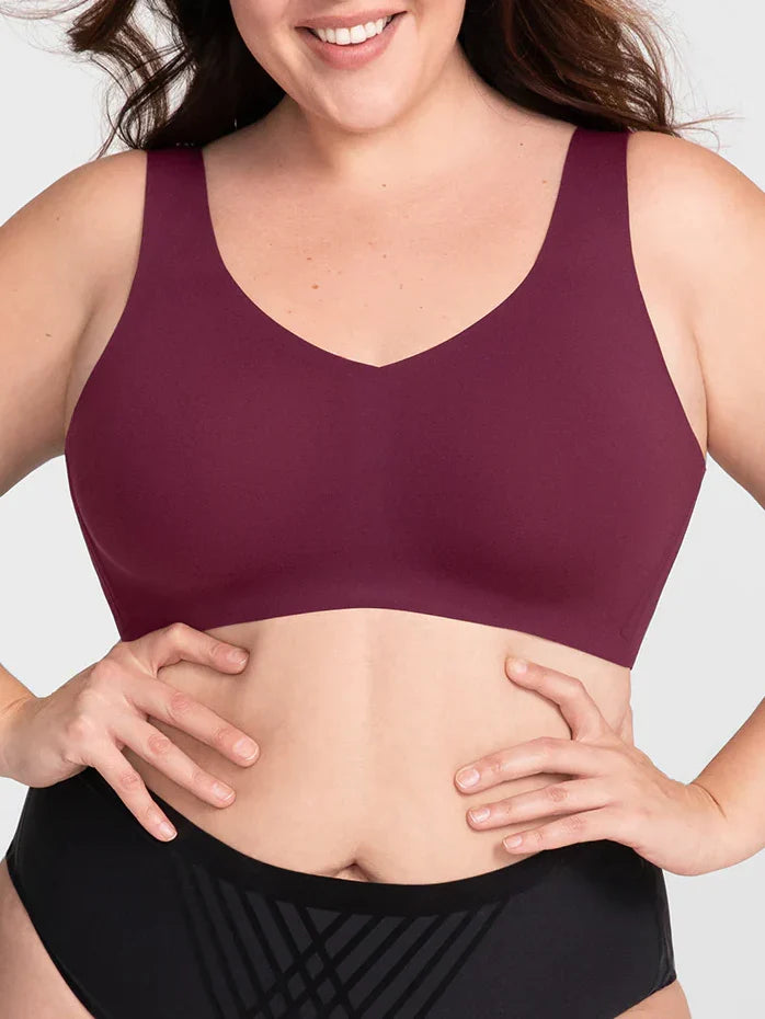 Airy Zero V-Neck Bra Fig Plus