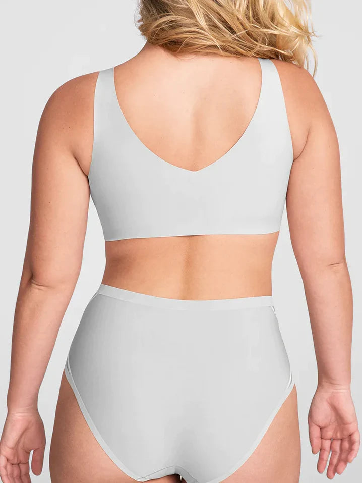 Airy Zero V-Neck Bra Moondust