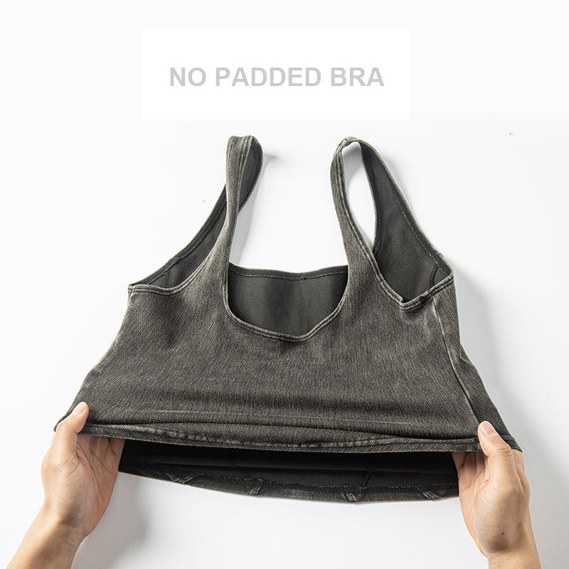 Women's Yoga & Fitness Denim Top