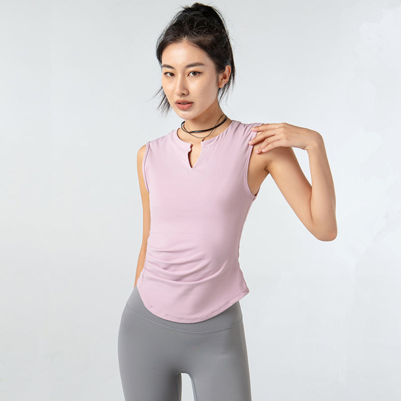 V-Neck Sleeveless Women's Yoga & Fitness Top