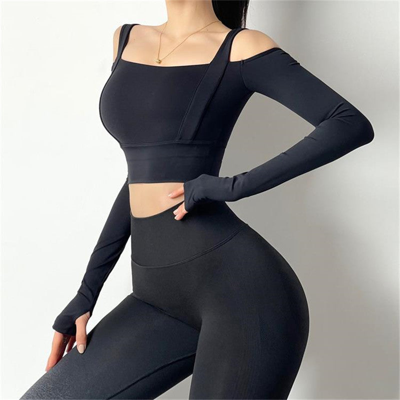 Long Sleeve Athletic Women's Fitness Top