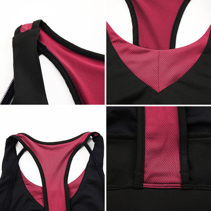 Breathable Sleeveless Women's Fitness Top