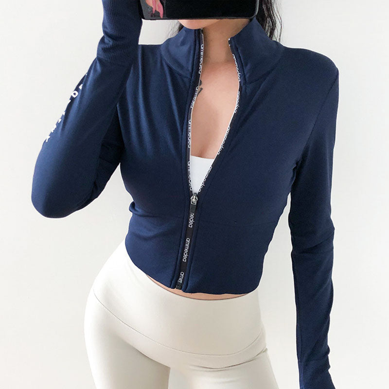Long Sleeve Slim Fit Women's Workout Jacket