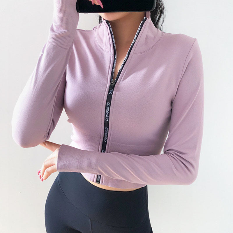Long Sleeve Slim Fit Women's Workout Jacket
