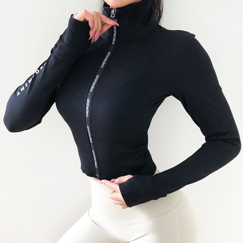 Long Sleeve Slim Fit Women's Workout Jacket