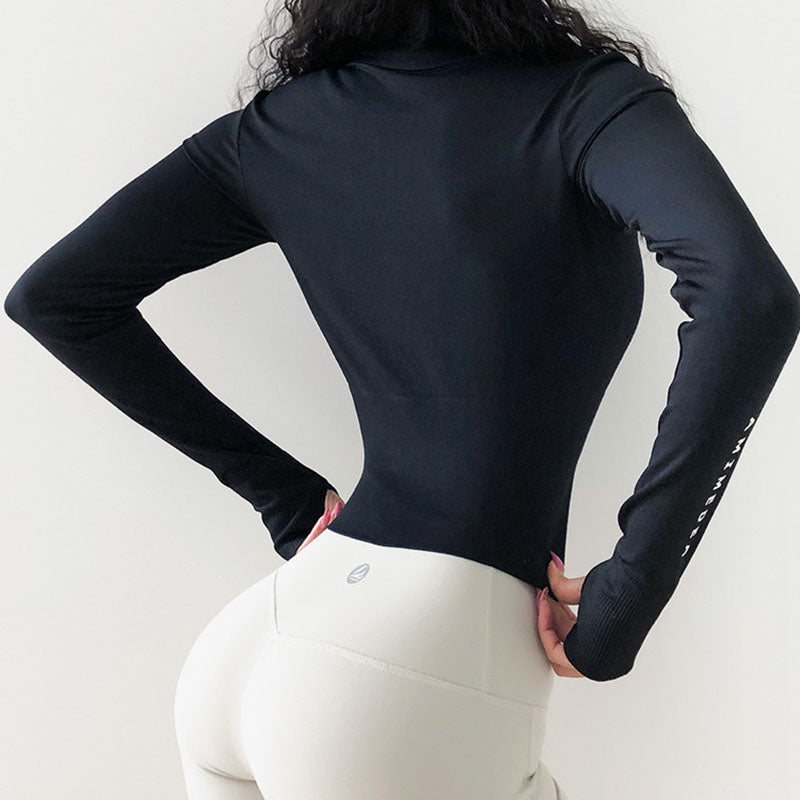 Long Sleeve Slim Fit Women's Workout Jacket
