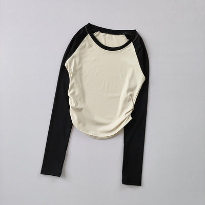 Women's Seamless Long Sleeve Fitness T-shirts
