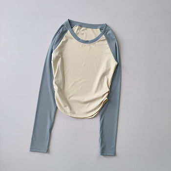Women's Seamless Long Sleeve Fitness T-shirts