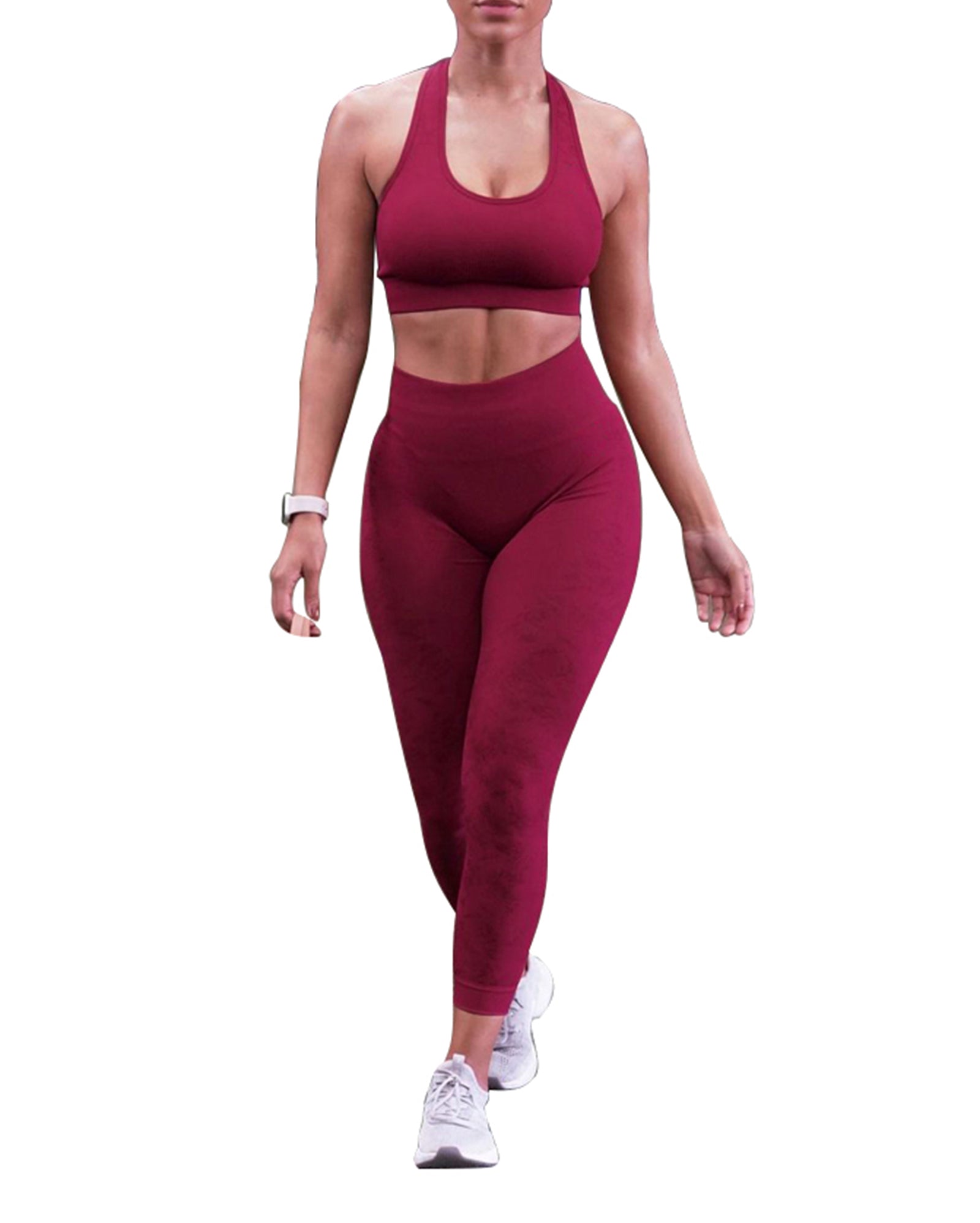 Workout Sets Seamless Sports Bra & Leggings Floral Print