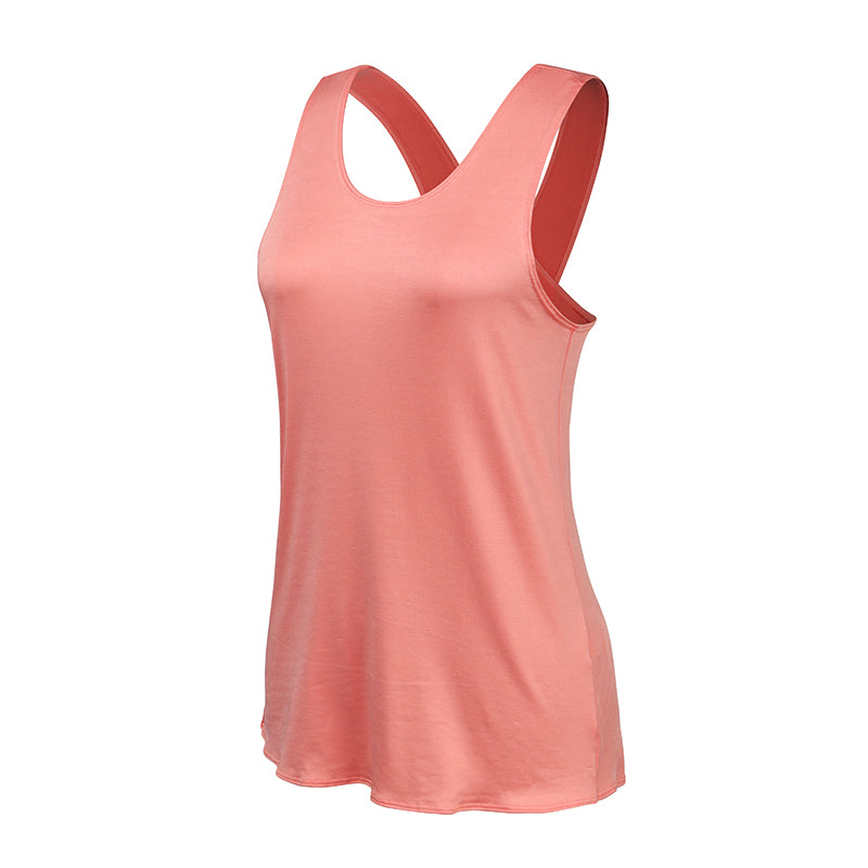 Cross Back Sleeveless Women's Fitness Top