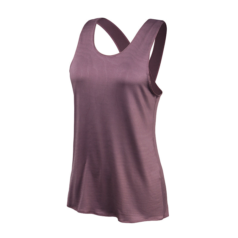 Cross Back Sleeveless Women's Fitness Top