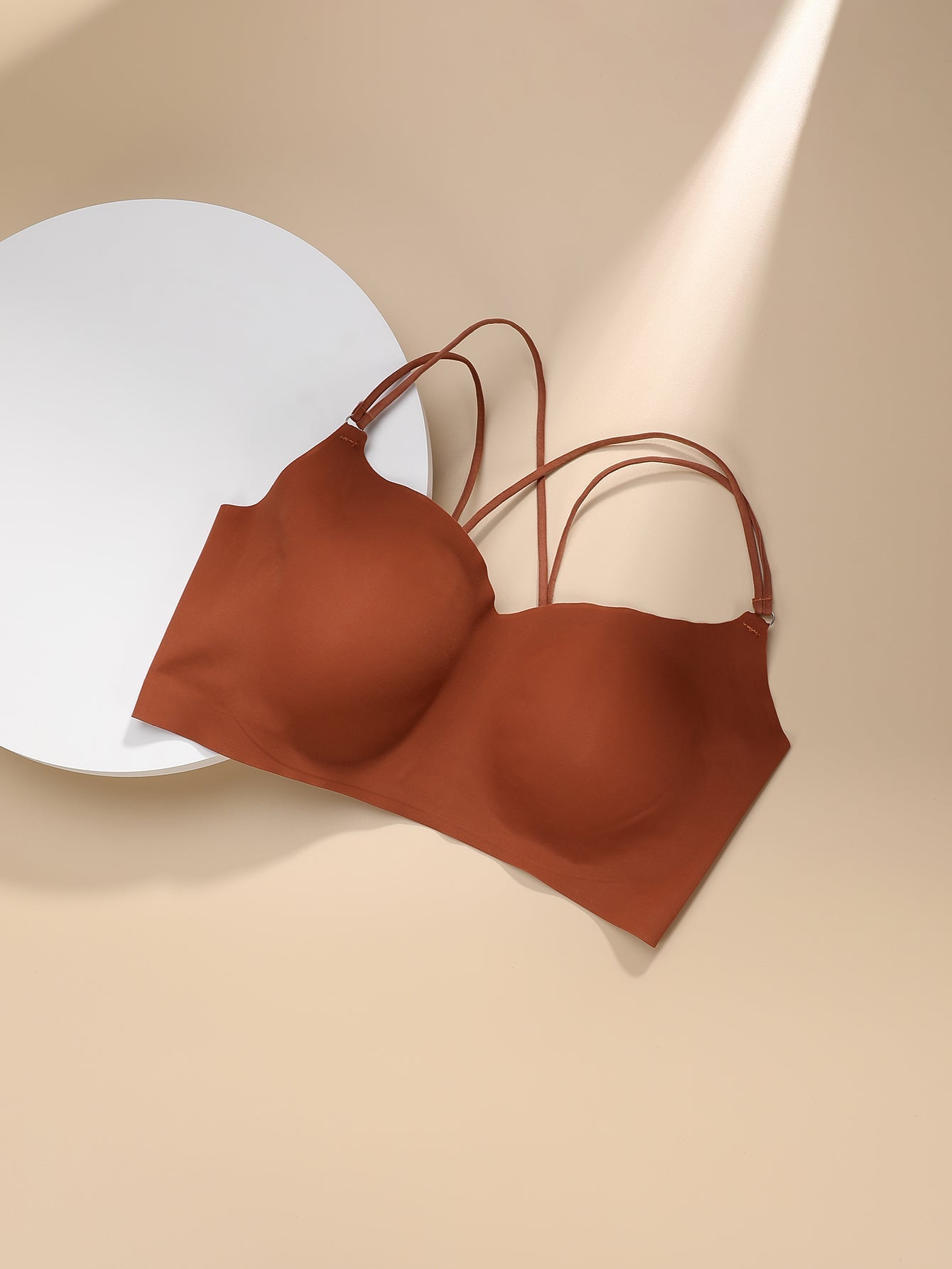 Seamless Wireless Removable Padded Bra Soft Daily Bras Yoga Sleep Leisure Bras