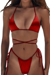 Satin Swimwear Set