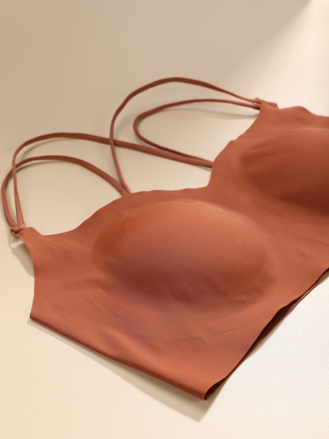 Seamless Wireless Removable Padded Bra Soft Daily Bras Yoga Sleep Leisure Bras