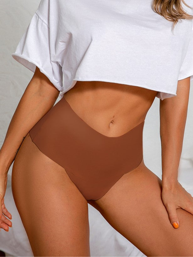 Non-marking High-Waisted Thong Panties