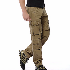 Banks - Men's Khaki Multi-Pocket Cargo Pants