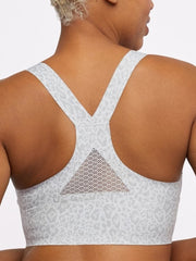 Comfort Racerback Breathable Wireless Bra Grey