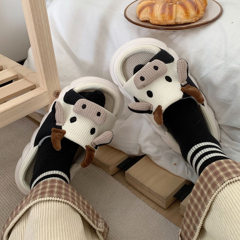 Kawaii Animals Platform Slippers