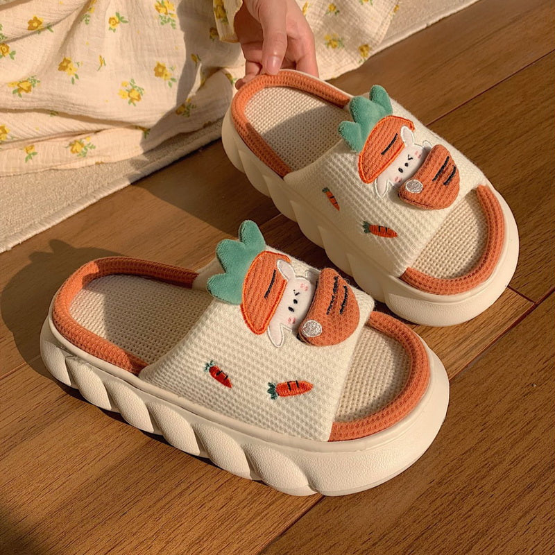 Kawaii Animals Platform Slippers