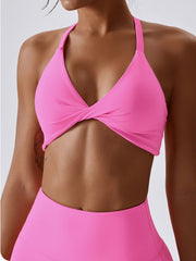 Buttery Soft Twist Front Yoga Bra