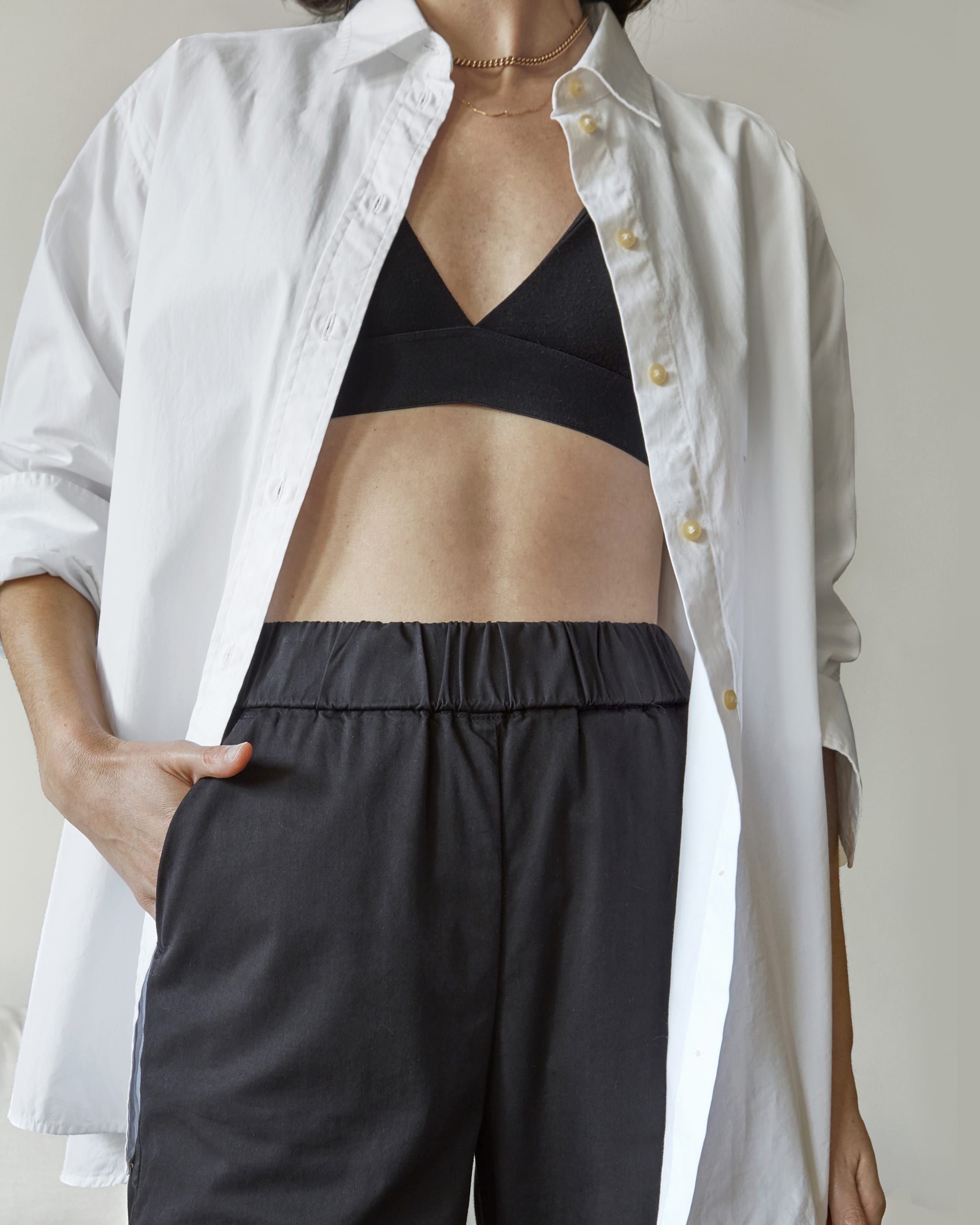 The Invisible Push Up Wireless Bra Black