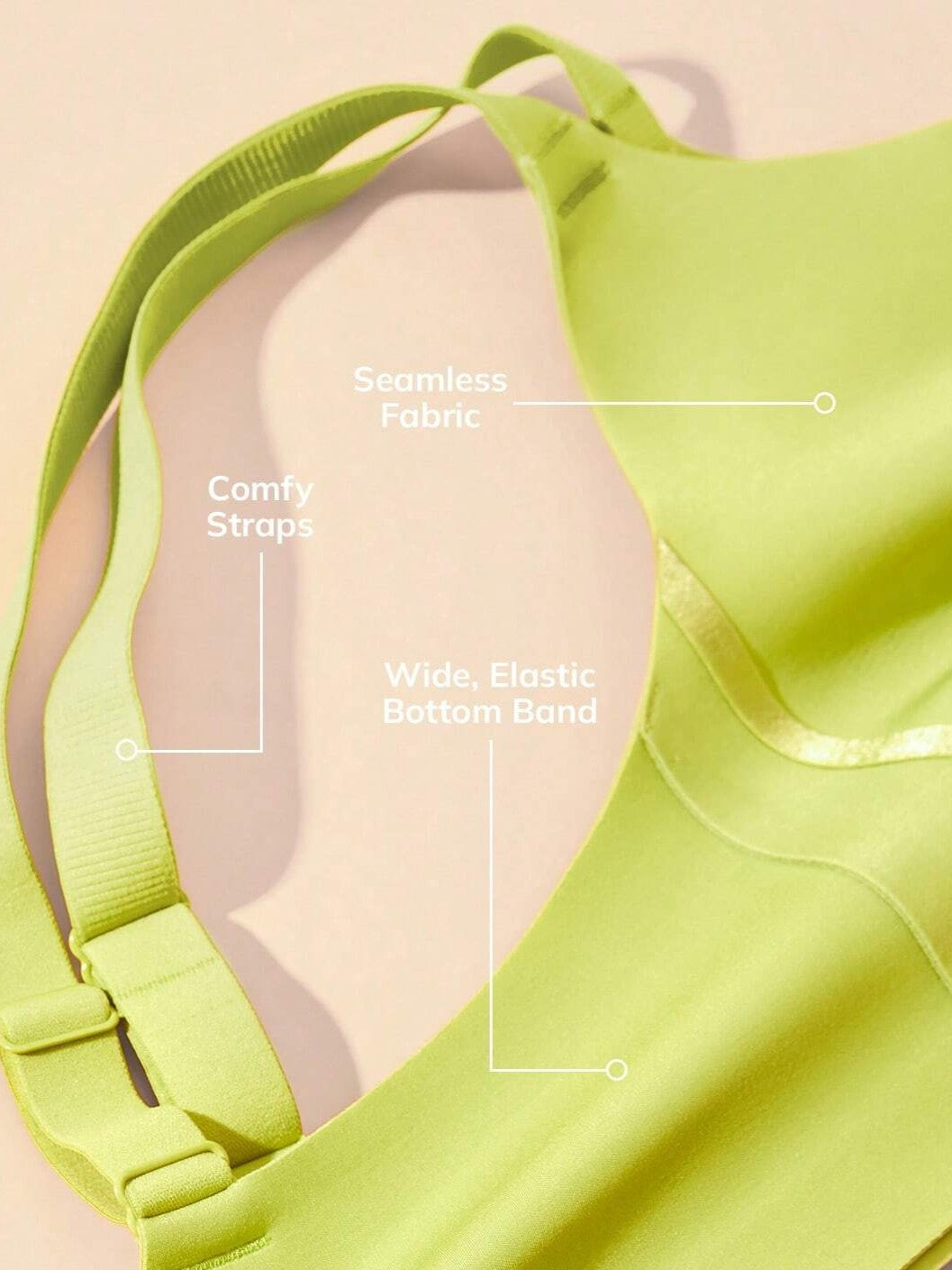 Wireless Lounge Bra LightGreen