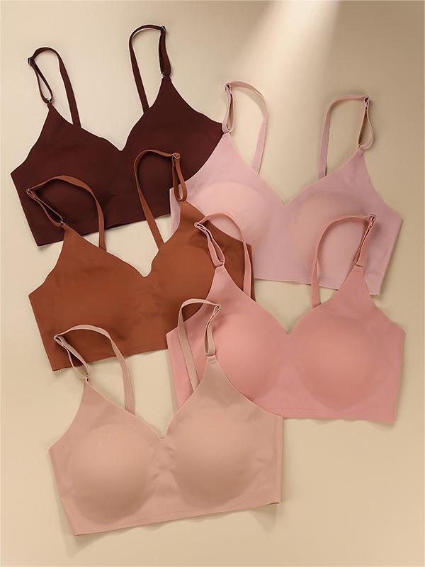 Deep V Seamless Bra