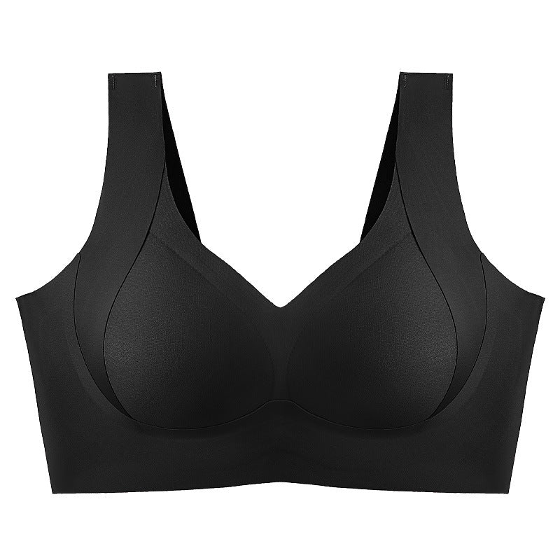 Plus Size Wireless Shaper Bra Black
