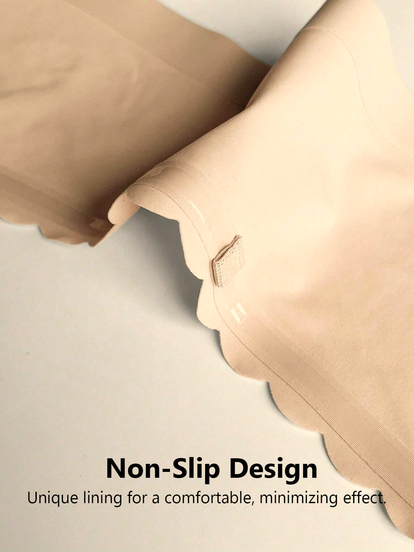Front Closure Wireless Strapless Bra Beige