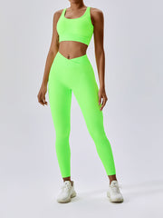 Crossover Tie Back Yoga Bras