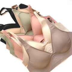 Comfort Basic Everyday Bra V Neck Soft Pink