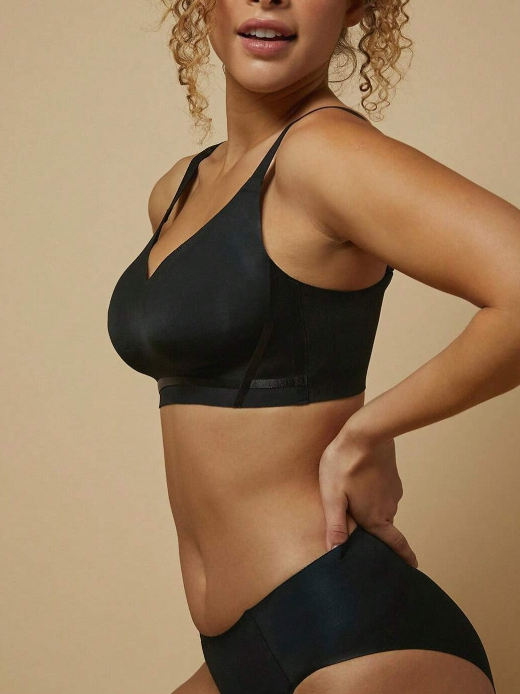 Wireless Lounge Bra Black