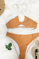 Sand High Waisted Bikini Bottoms