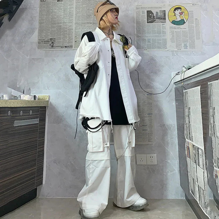 Harajuku Wide Cargo Pants