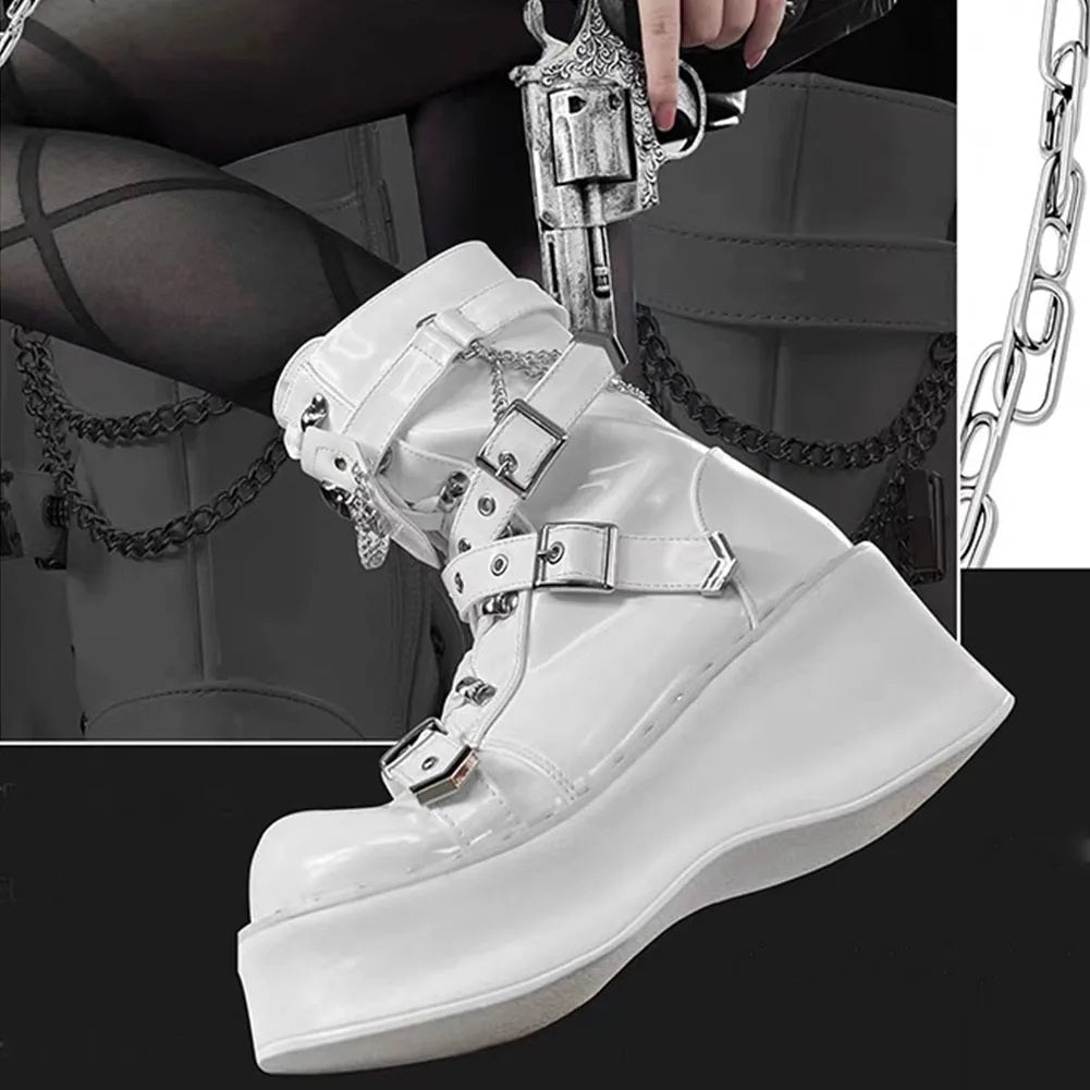 Punk Y2K Platform Boots