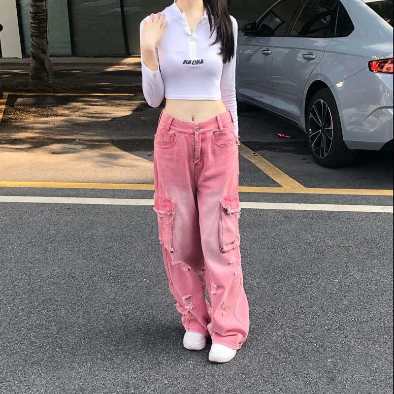 High Waist Wide Jeans