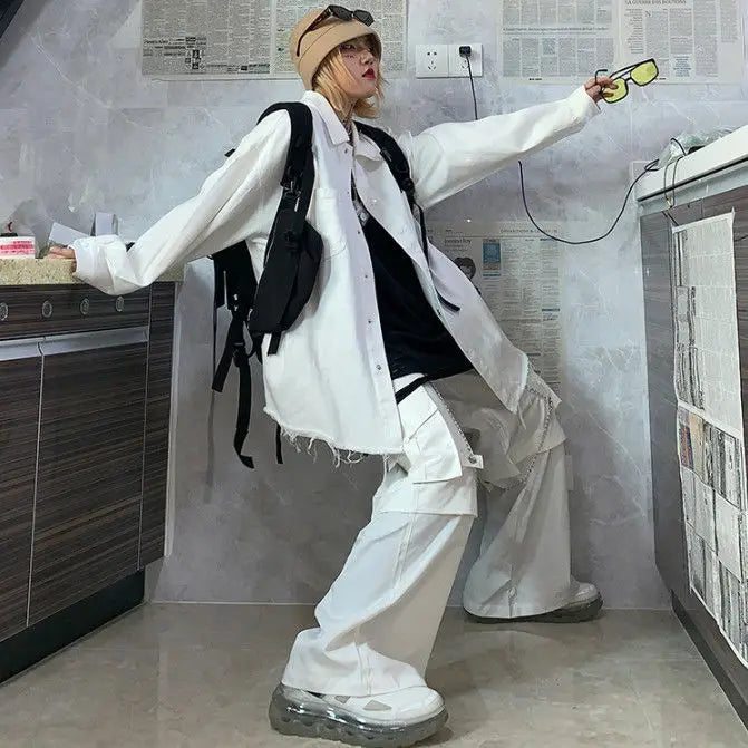 Harajuku Wide Cargo Pants