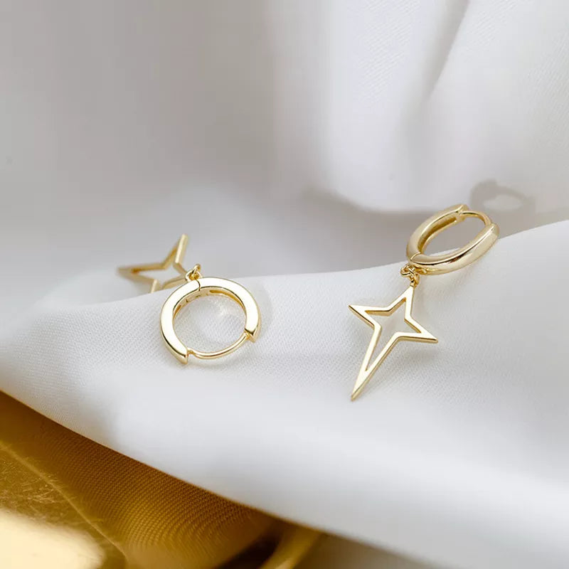 Gothic Style Cross Earrings